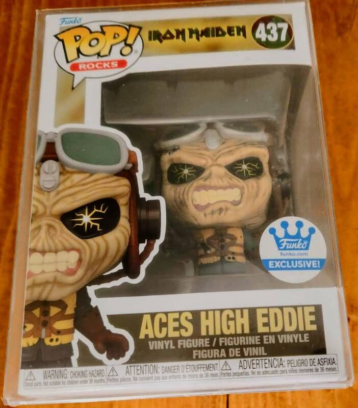 Pop! Rocks Aces High Eddie vinyl figure