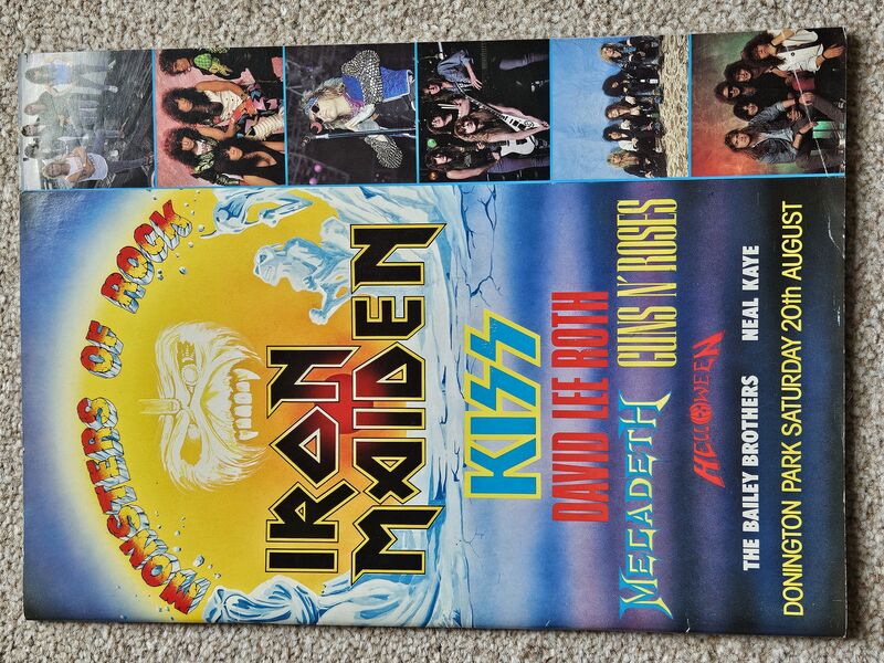 Donington Monsters of Rock 1988 programme